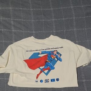 Boxlunch X DC Comics Cream Superman Short Sleeve Tee